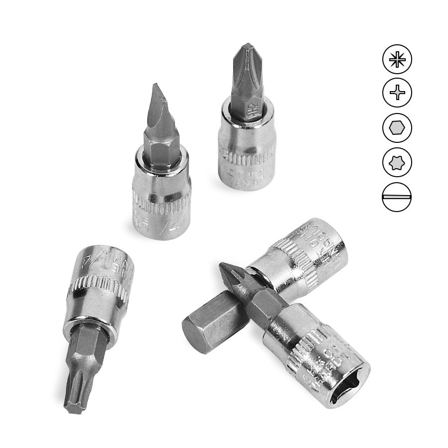 46-Piece Professional Car Repair Tool Kit – Inch Socket Set with Ratchet & Torque Wrench