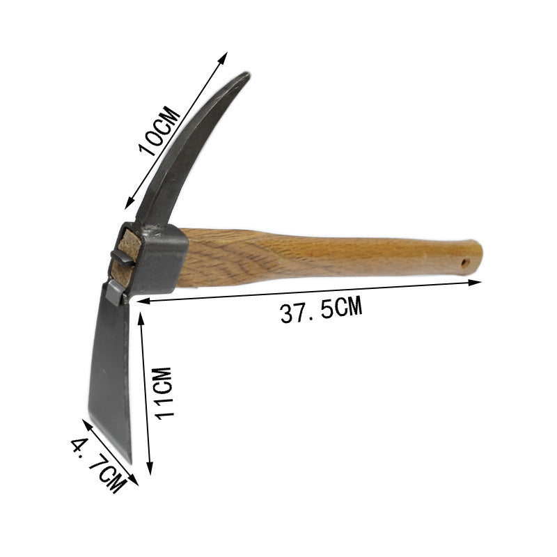 Garden Hand Tool - Steel Carbon with Wooden Handle