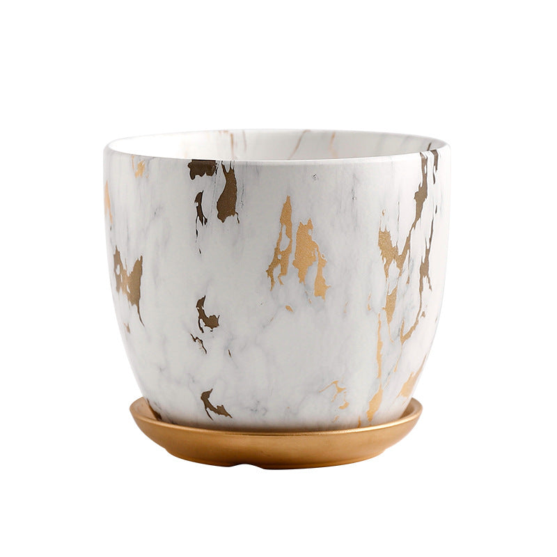 Ceramic Flowerpot - Decorative Planter for Indoor Plants