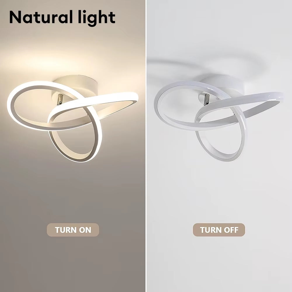 LED Strip Aisle Ceiling Lights Modern Minimalist Living Room Lamps Adjustable Three-Color Light for Bedroom Living Room Corridor