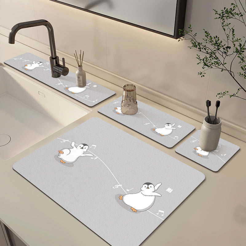 Kitchen Counter Top Faucet Absorbent Pad Bathroom Vanity Splash and Water Proof