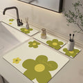 Kitchen Counter Top Faucet Absorbent Pad Bathroom Vanity Splash and Water Proof