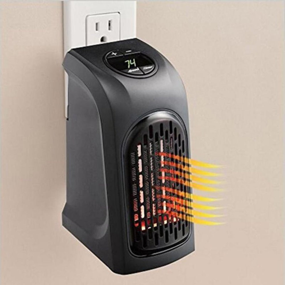 Smart Mini Wall-Mounted Ceramic Heater – Electric Fan Space Heater for Home & Office