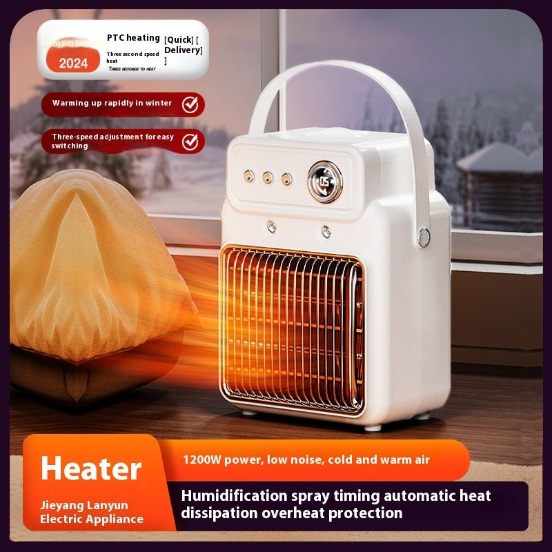 SmartComfort 1200W 2-in-1 Indoor Heater & Humidifier with Safety Protection