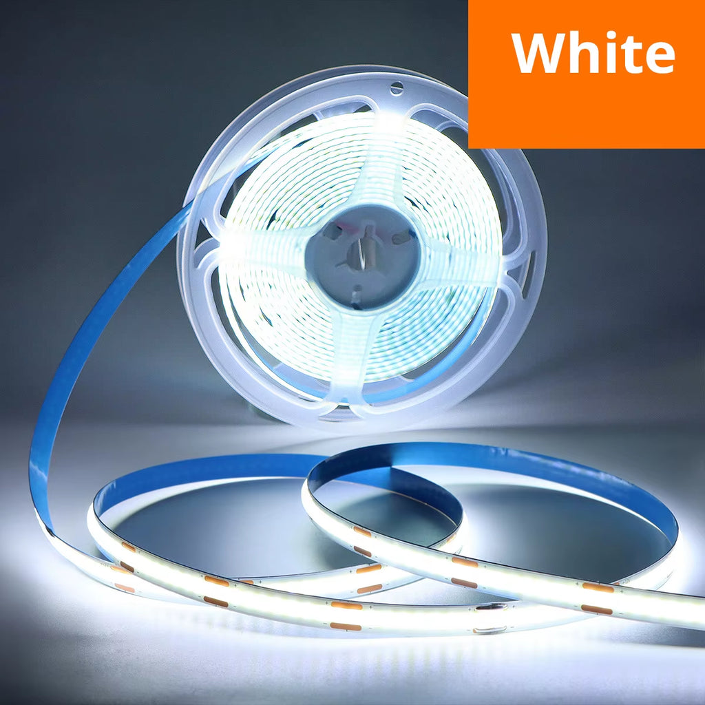 1-5 Meter LED Cob Strip Lighting 5V USB Flexible Diode Tape Touch Dimming Indoor Room TV Mirror Backlight Wall Decoration Light
