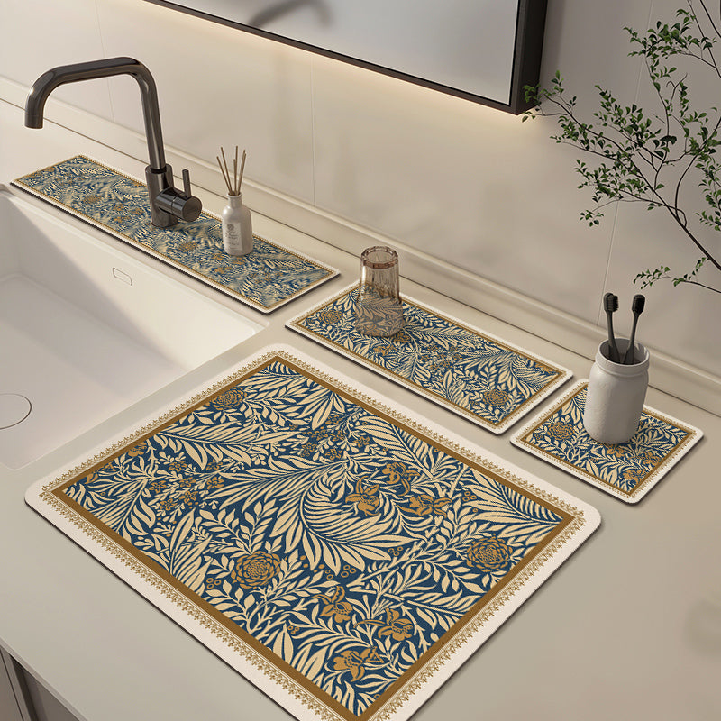 Kitchen Counter Top Faucet Absorbent Pad Bathroom Vanity Splash and Water Proof