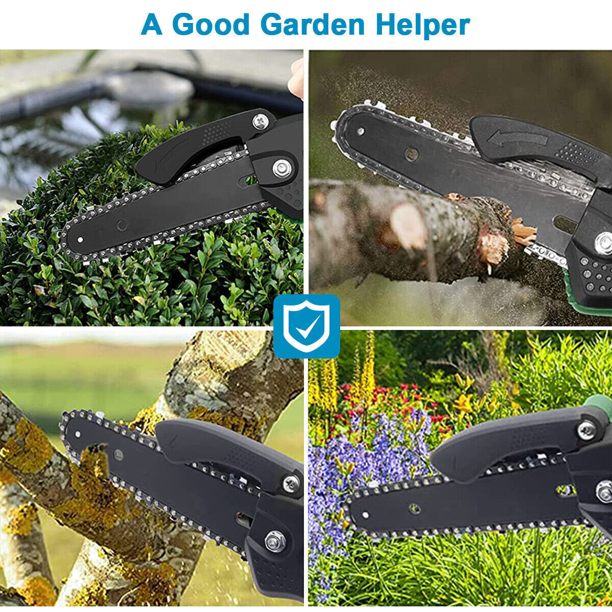 6-Inch Mini Cordless Chainsaw with Dual Batteries