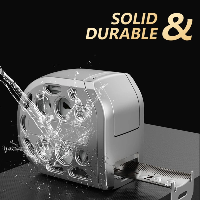 Premium Retractable Magnetic Hollow Tape Measure for Electricians Carpenters - Stainless Steel Anti-Corrosion Tool Gift